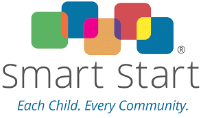 Smart Start logo with colorful overlapping squares and the tagline "Each Child. Every Community.