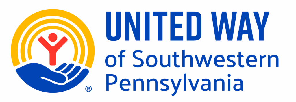 United Way of Southwestern Pennsylvania logo with a hand and a person inside a circle.