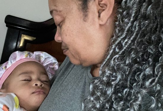 Maria and granddaughter